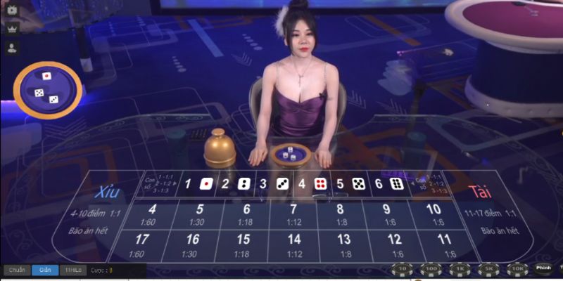 Tài xỉu online là trò chơi rất được yêu thích tại casino KUBET